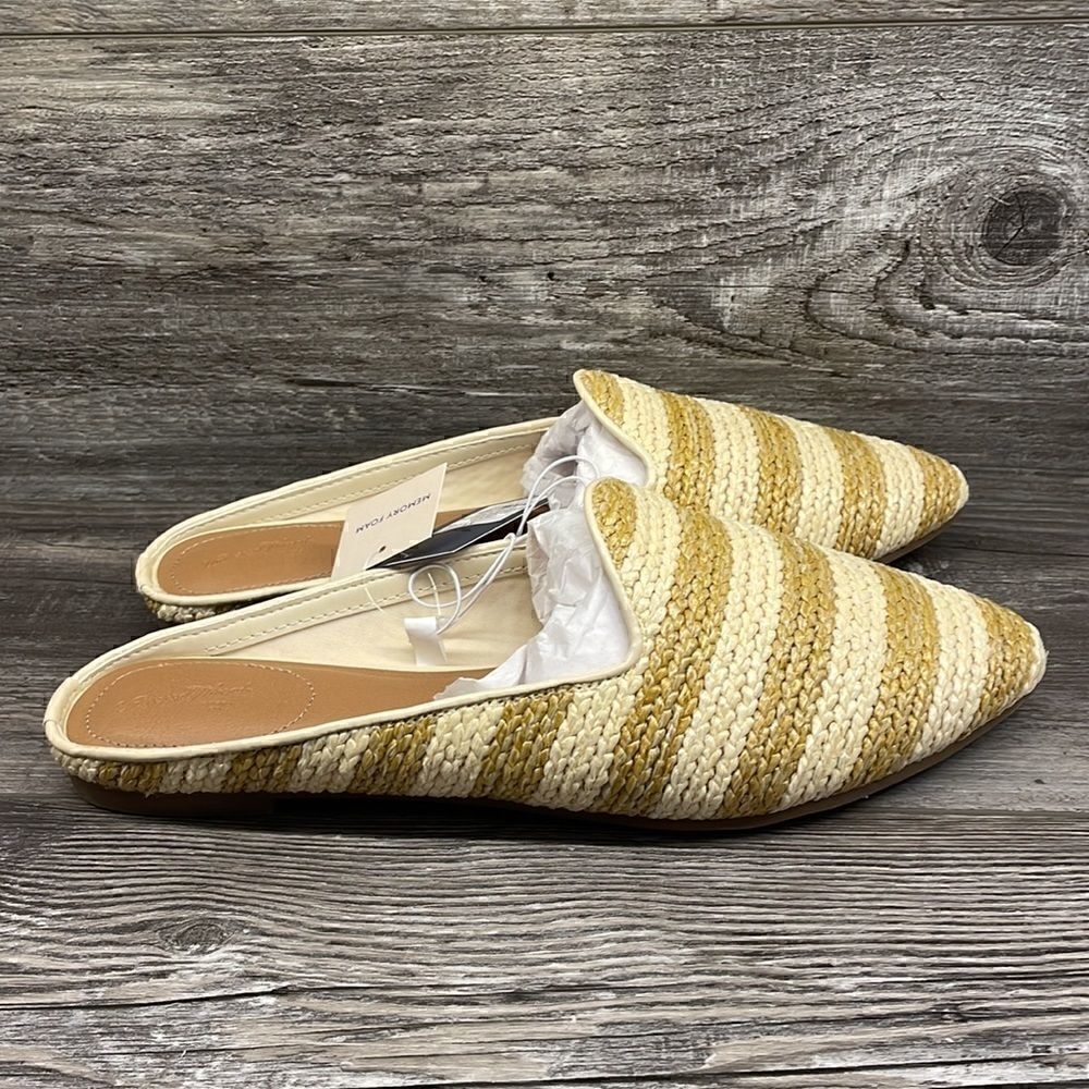 Women’s Violet Striped Woven Mule Flats - Universal Thread - Picture 6 of 8